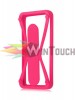 POWERTECH Universal silicone bumper 4,5-5,5" with kickstand, Pink Αξεσουάρ POWERTECH Universal silicone bumper 4,5-5,5" with kickstand, Pink Αξεσουάρ